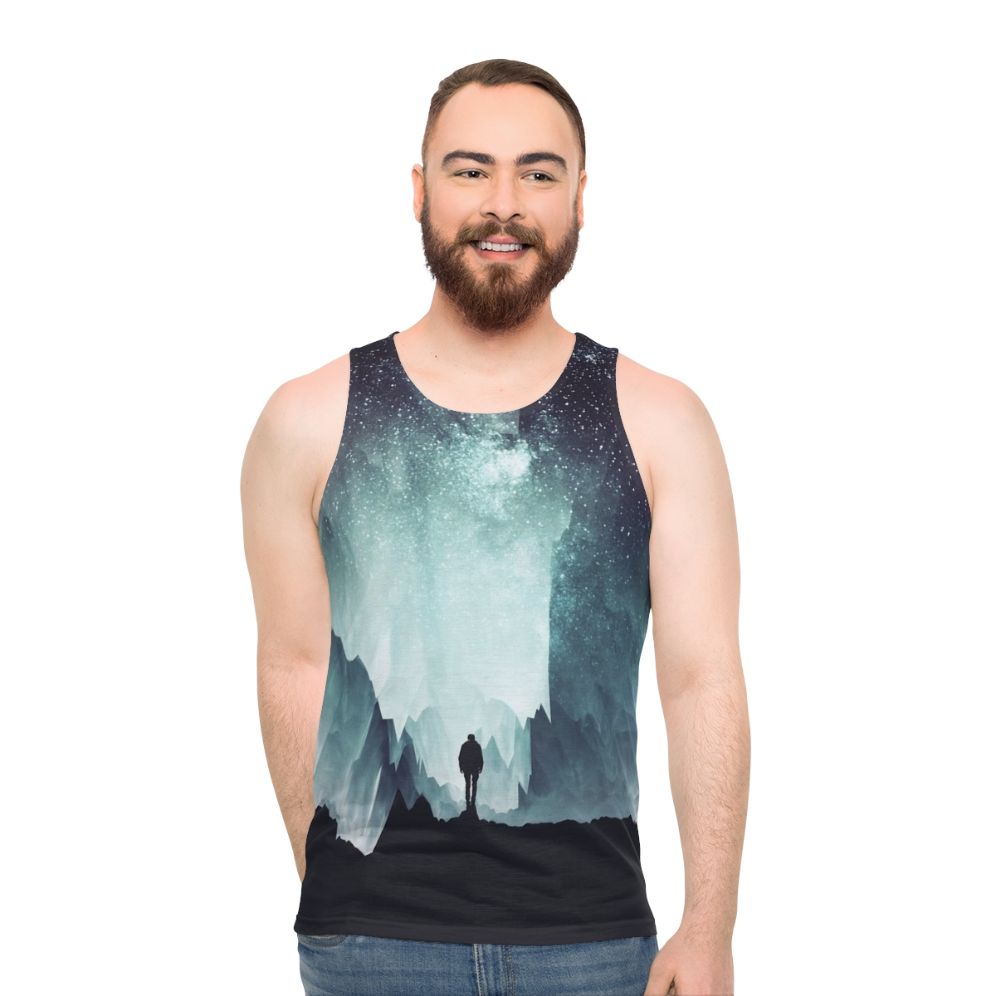 Northern landscape digital art tank top
