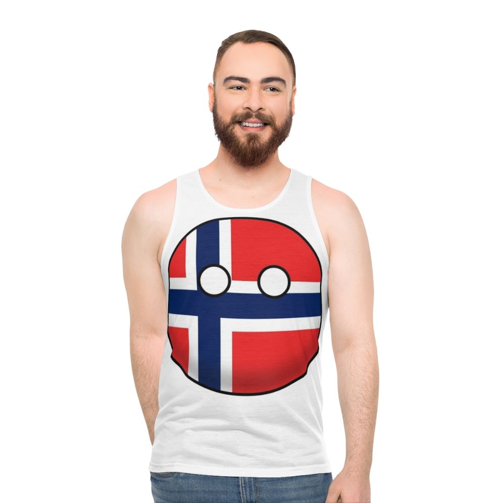 Norway Countryball Unisex Tank Top