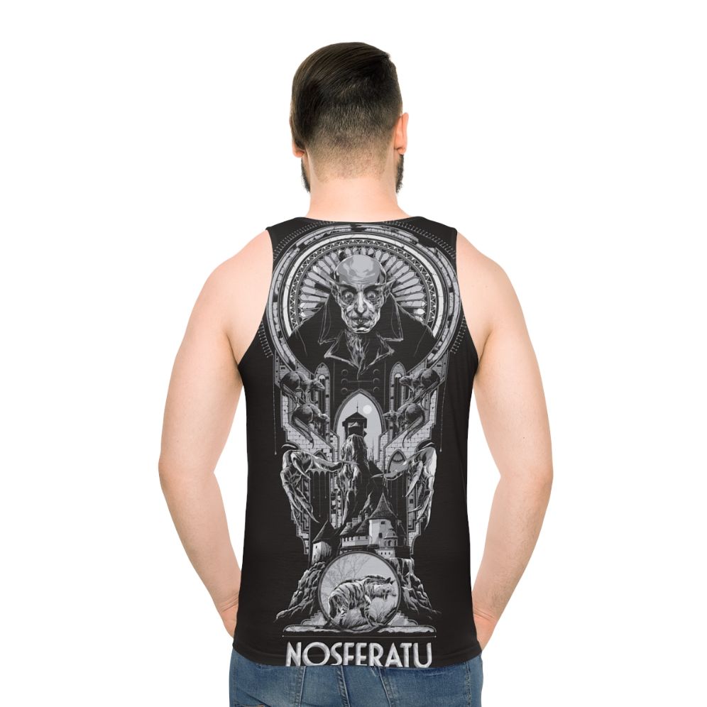Nosferatu vampire silent film unisex tank top
