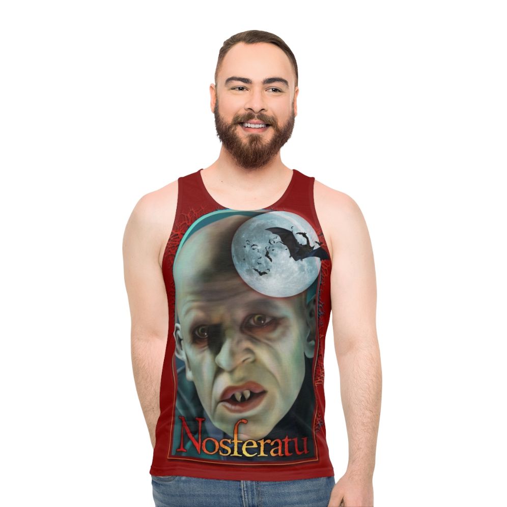 Nosferatu vampire horror classic unisex tank top