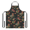 Jurassic-themed floral pattern apron