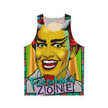 Unisex tank top with Forbidden Zone pop culture fanart design