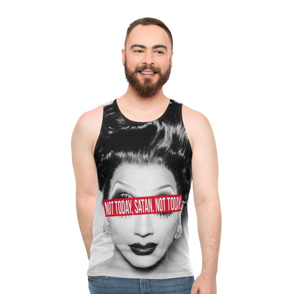 Not Today Satan Unisex Tank Top