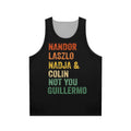 Not You Guillermo Unisex Tank Top featuring characters from What We Do in the Shadows