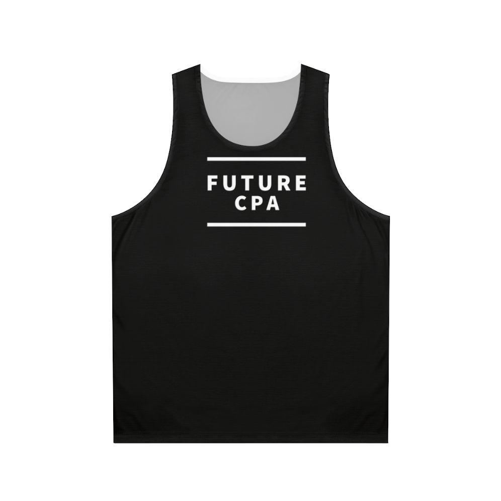 Note The Future CPA Unisex Tank Top