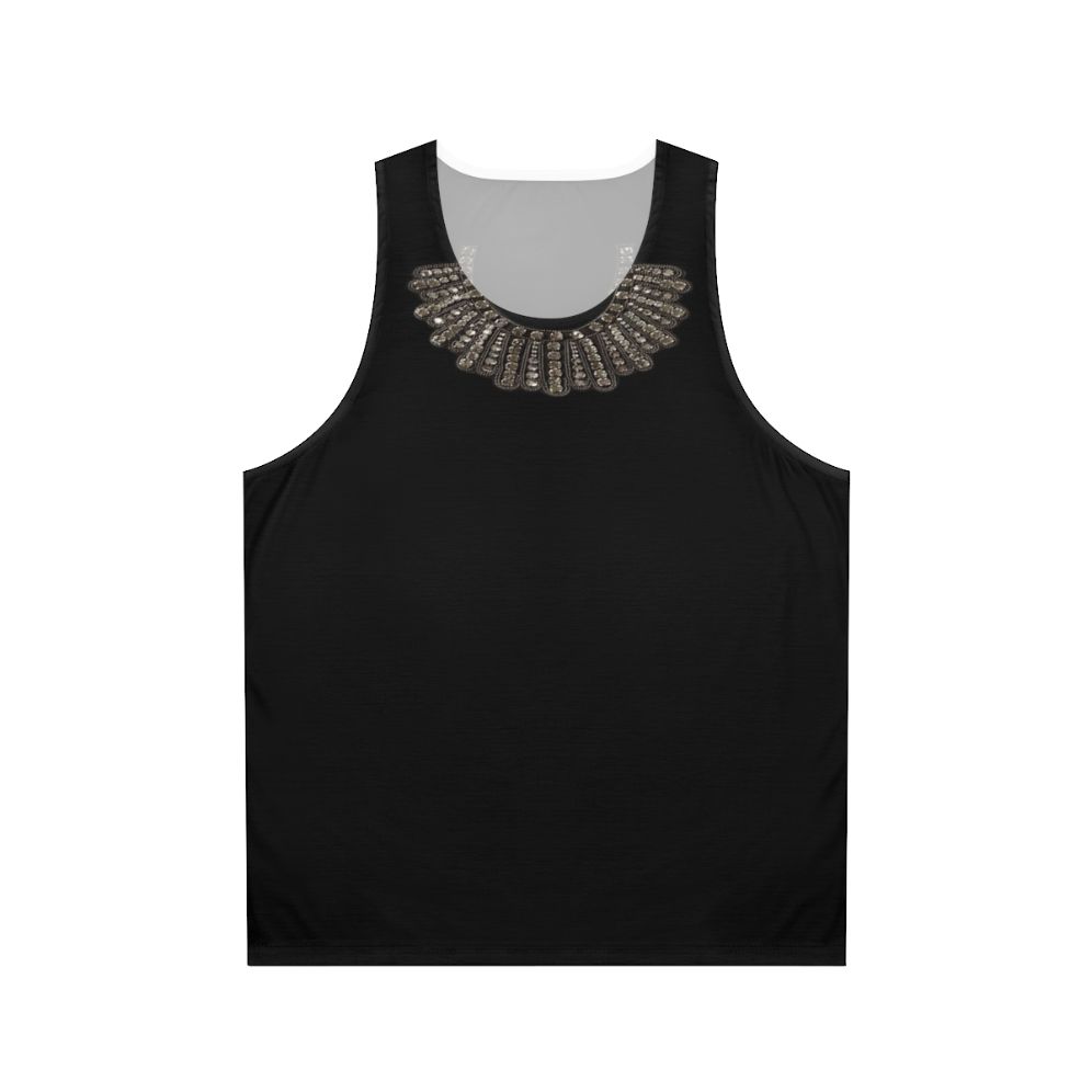 Notorious RBG Dissent Collar Unisex Tank Top