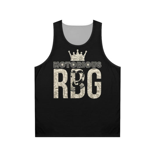 Ruth Bader Ginsburg Notorious RBG Feminism Unisex Tank Top