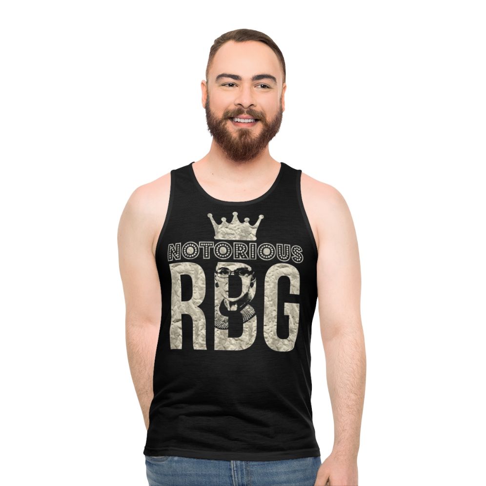 Ruth Bader Ginsburg Notorious RBG Feminism Unisex Tank Top