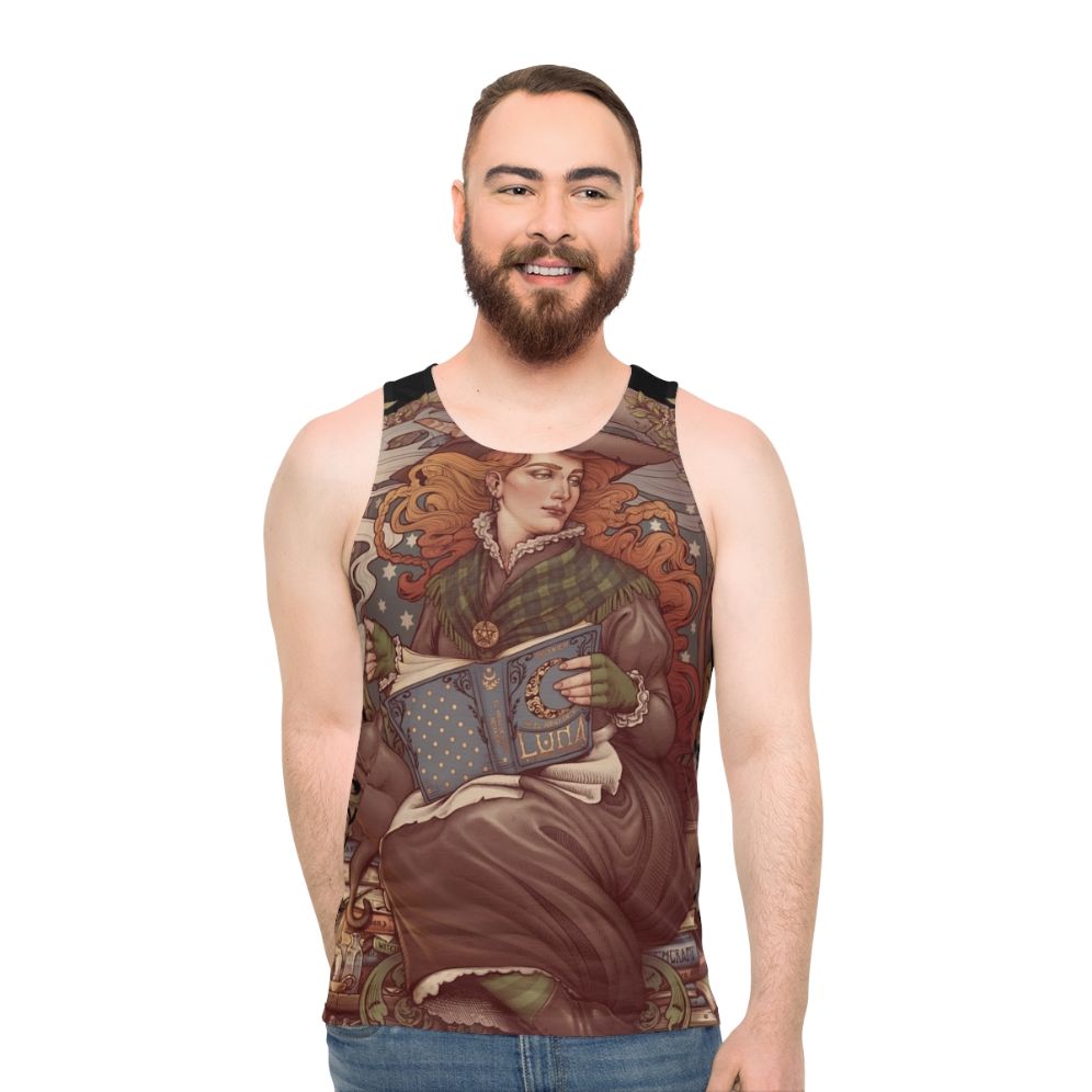 Nouveau Gothic Witch Unisex Tank Top