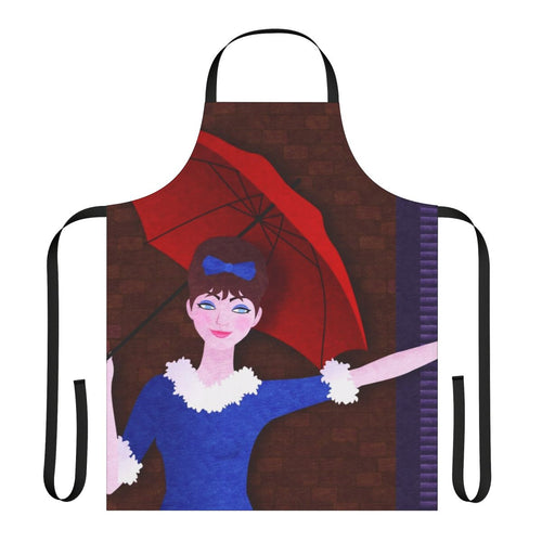 Nouvelle Vague-inspired cooking apron featuring the film 'Une Femme Est Une Femme'