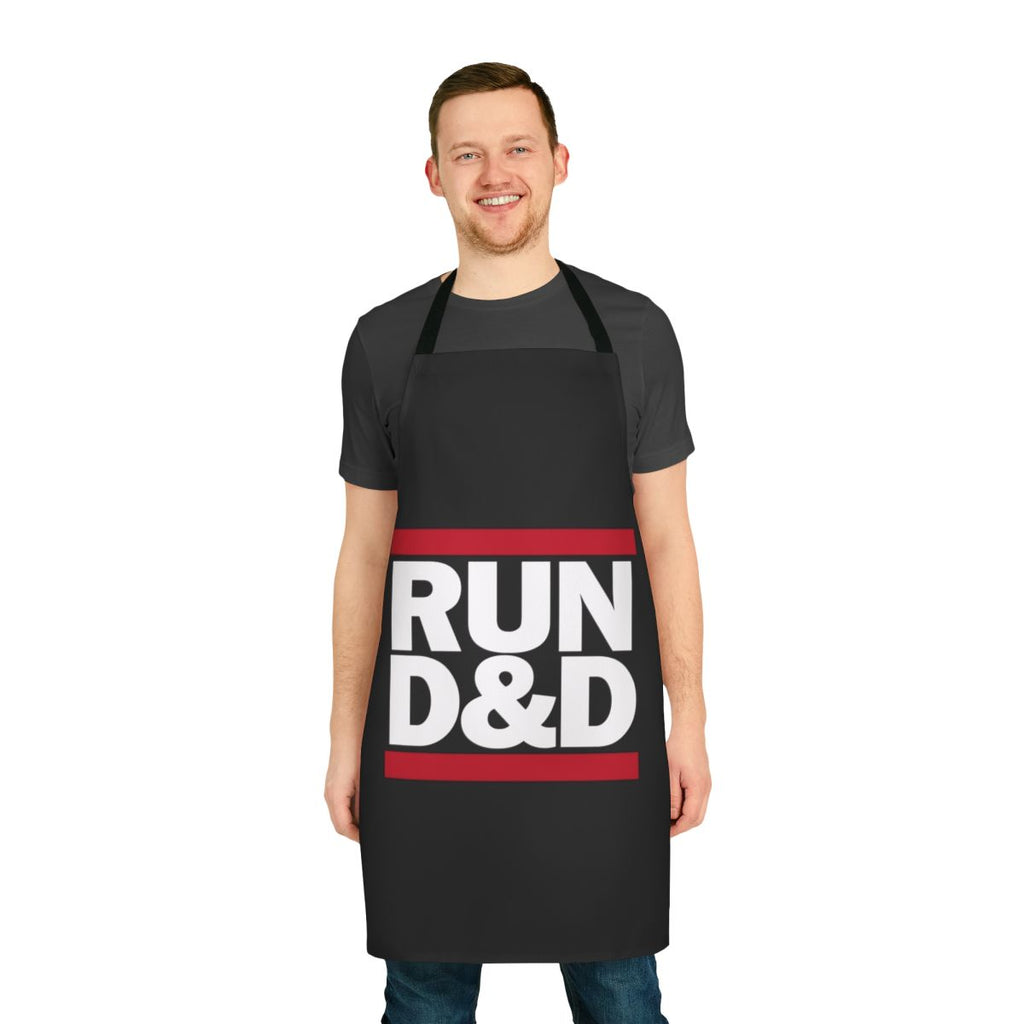 Dungeons and Dragons inspired apron with fantasy design for role-playing game enthusiasts