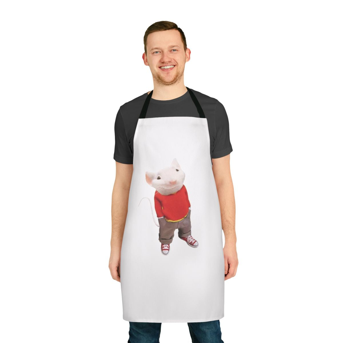 Stuart Little movie-themed sticker apron with cartoon character designs