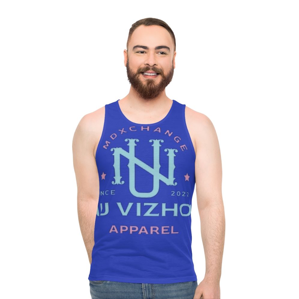 Nu Vizhon unisex tank top for fitness and hobbies
