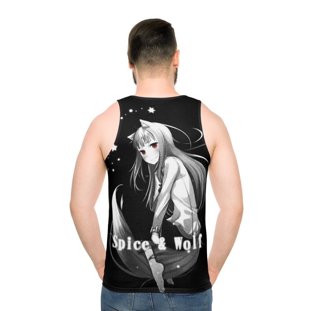 Nuar Night Anime Wolf Unisex Tank Top
