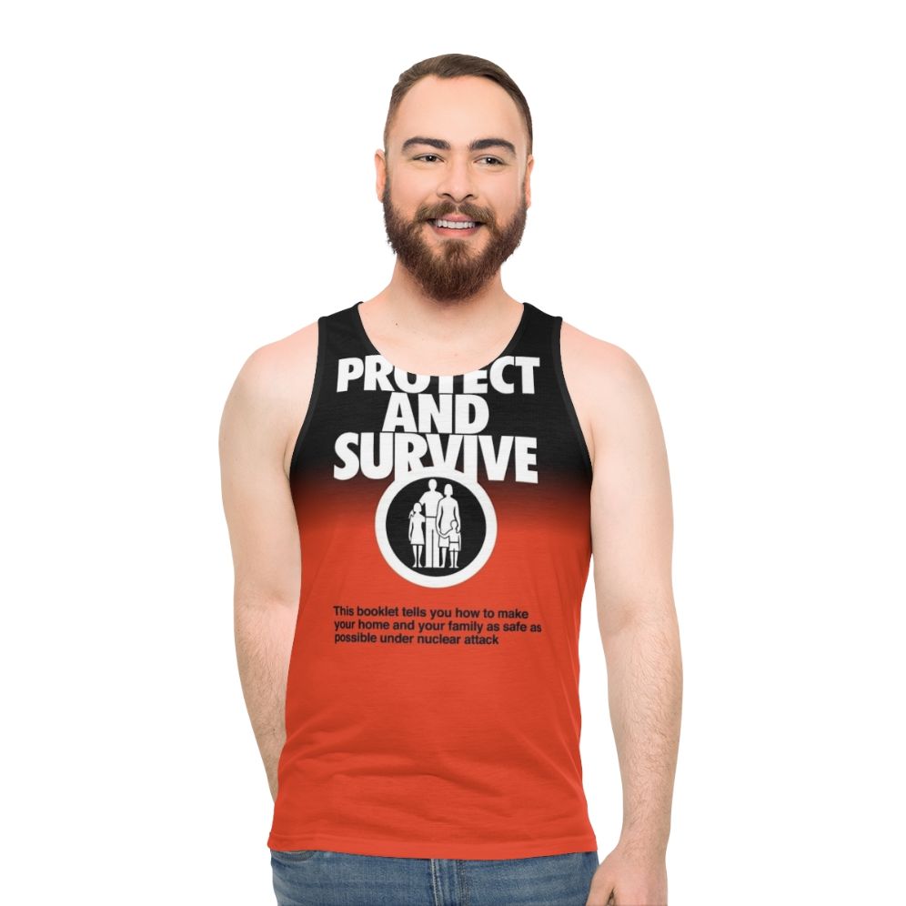 Unisex nuclear fallout survival tank top