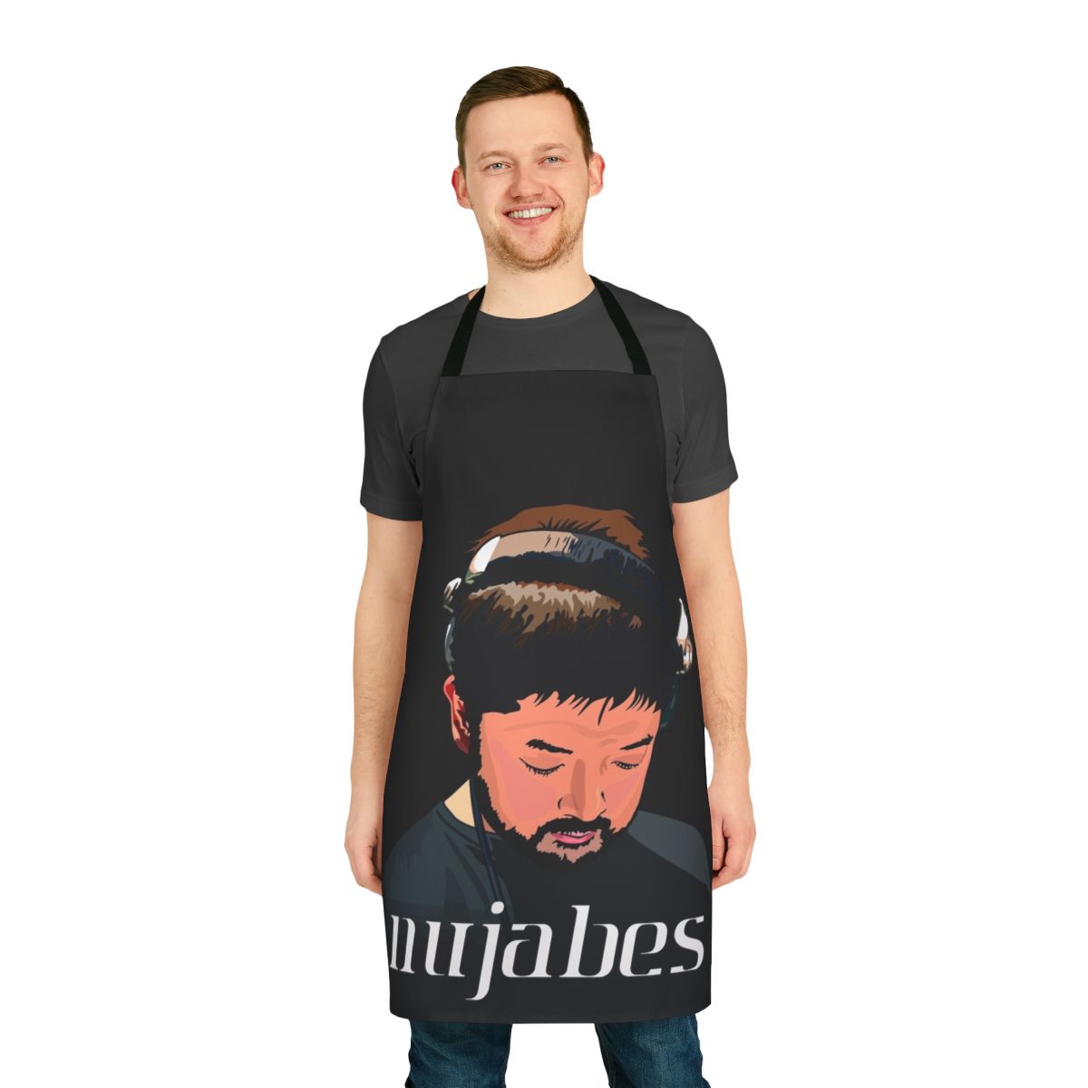 Nujabes-Inspired Apron featuring a stylish and minimalist design