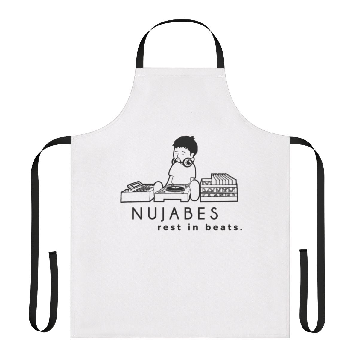 Nujabes-Inspired Chillhop Apron with Samurai Champloo Motif