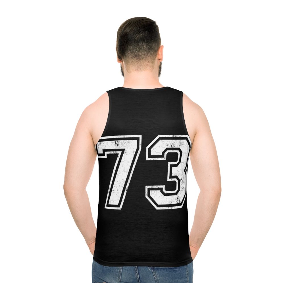 Number 73 Jersey Sports Unisex Tank Top