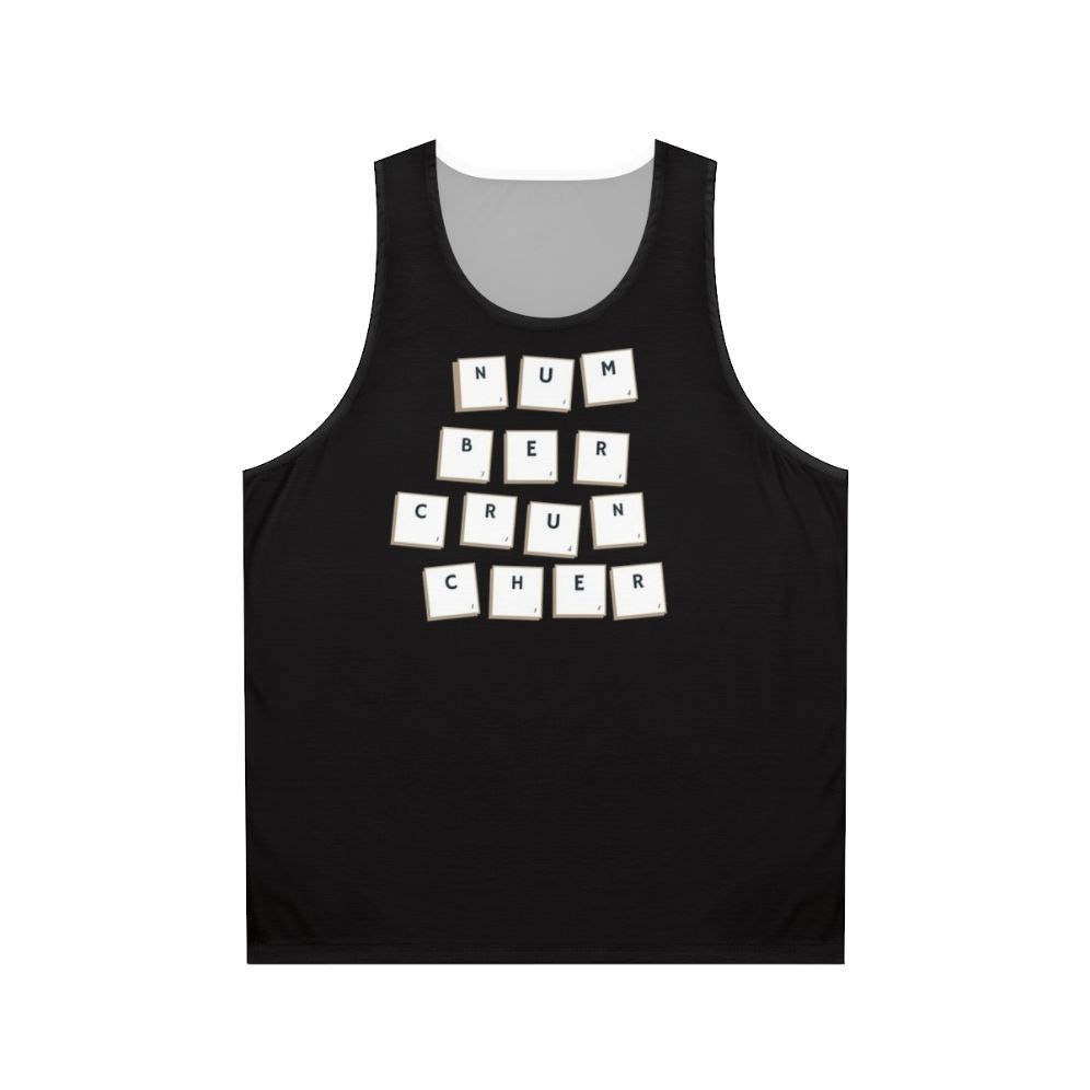 Number Cruncher Unisex Tank Top