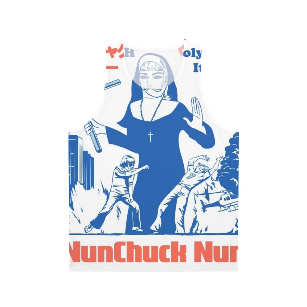 Nunchuck Nun Unisex Retro Tank Top