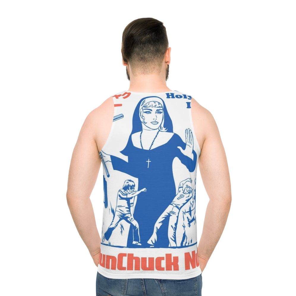 Nunchuck Nun Unisex Retro Tank Top