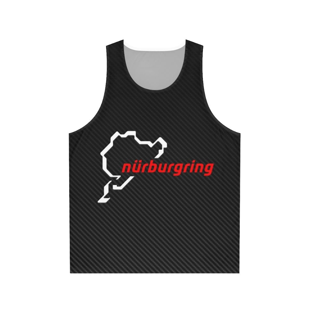 Nürburgring carbon fiber unisex tank top