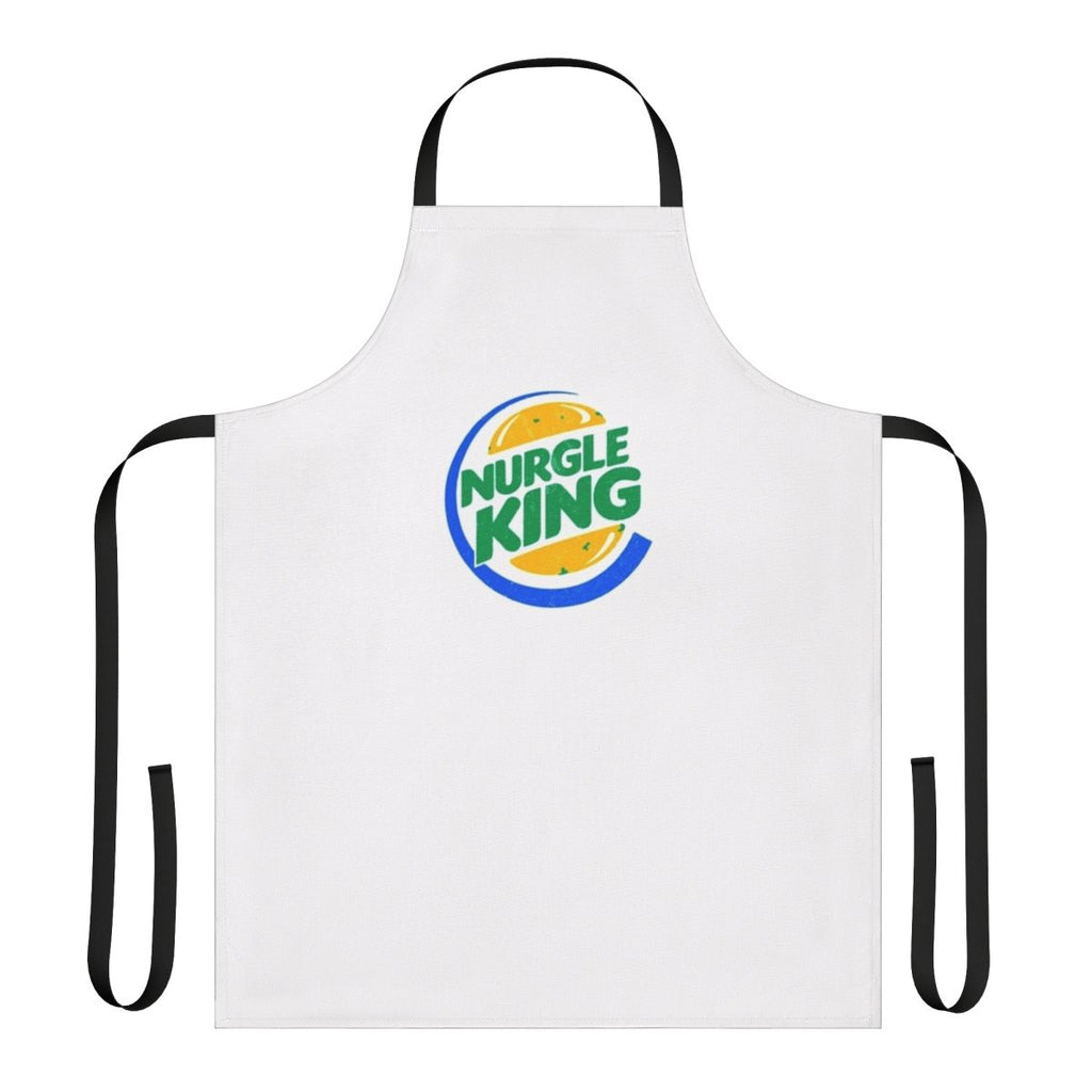 Nurgle-themed bloodbowl apron with graphic design for tabletop games