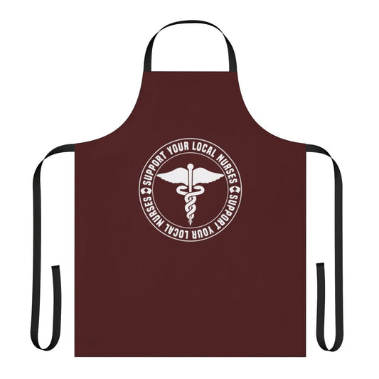 Nurse Apparel Apron featuring a support local nurses design