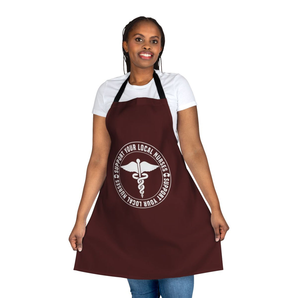 Nurse Apparel Apron featuring a support local nurses design