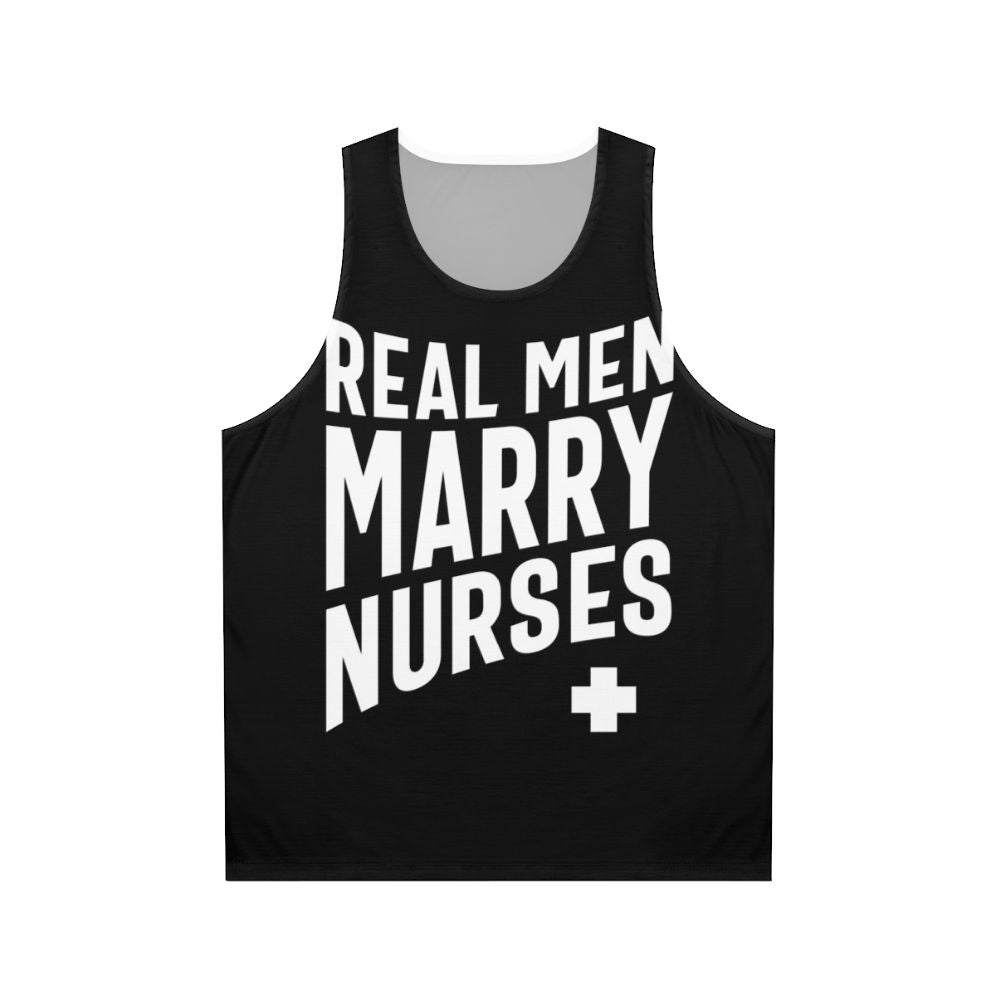 Nurses and Marriage Unisex Tank Top