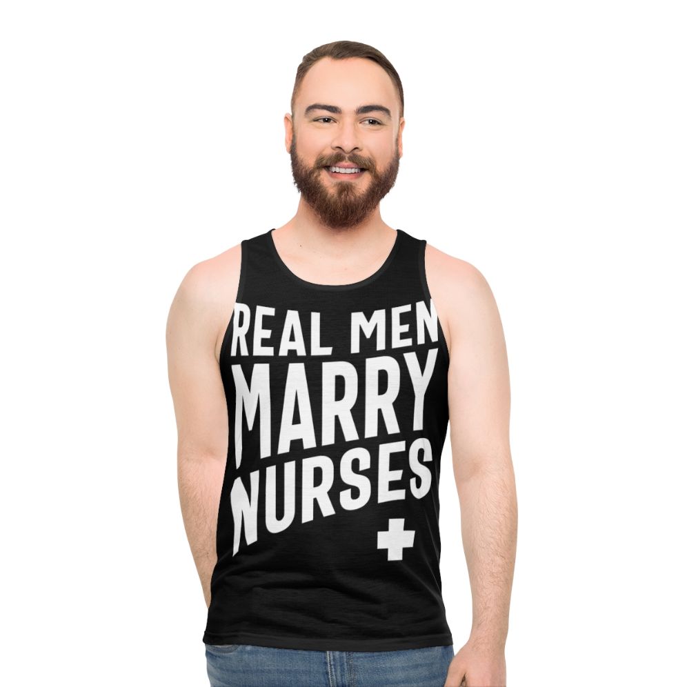 Nurses and Marriage Unisex Tank Top