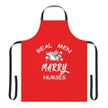 "Nursing Apron with 'Real Men Marry Nurses' Design"