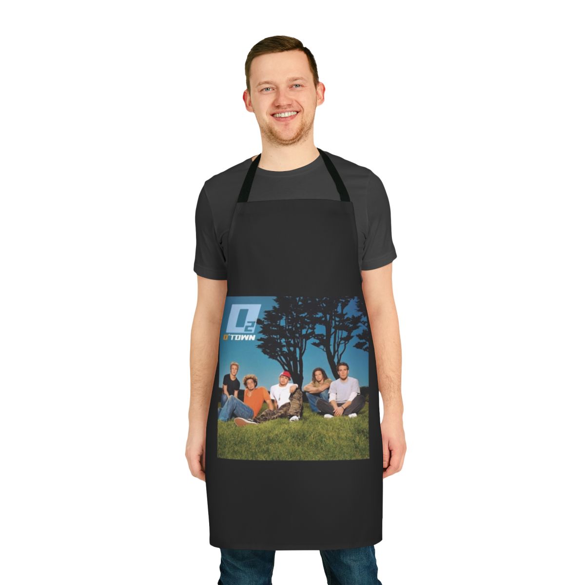 O Town-Inspired Apron featuring the Band's Logo and Name