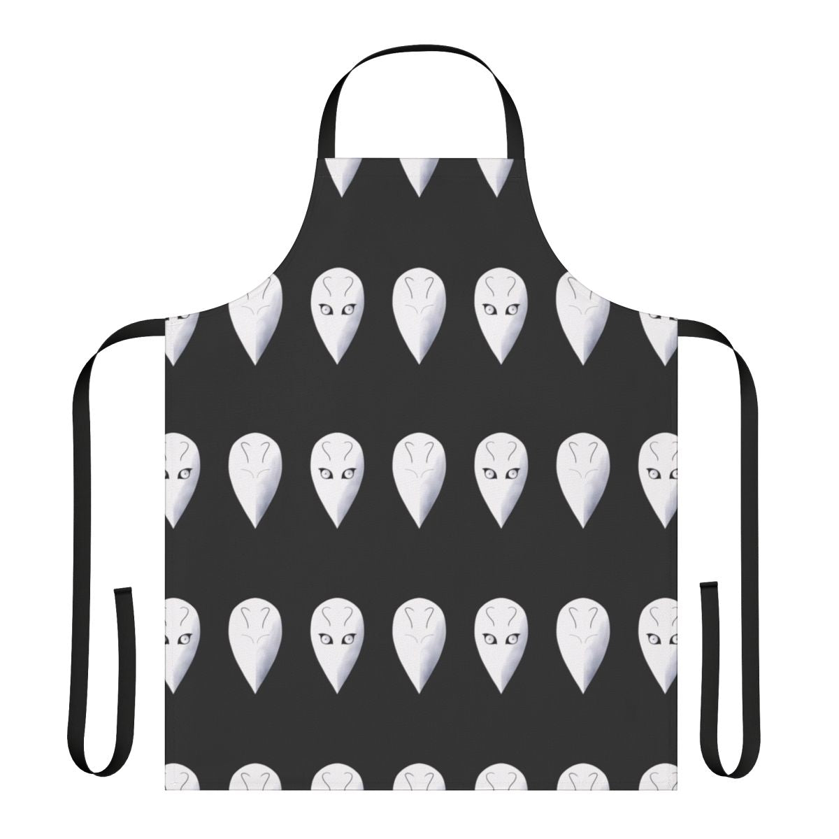 Oban Star Racers inspired anime racing apron with spirit and alien design