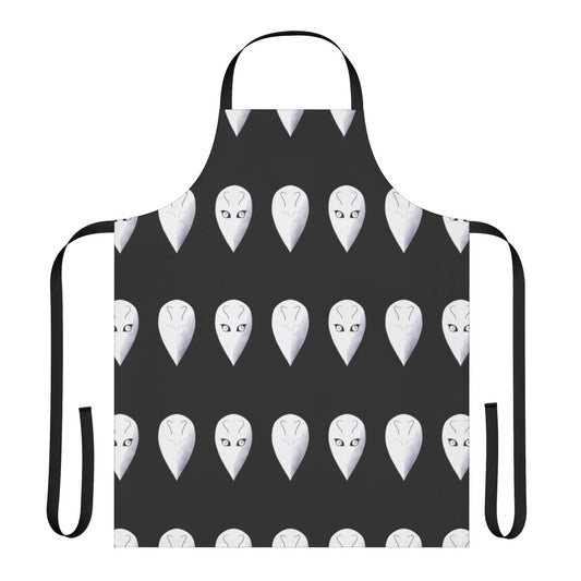 Oban Star Racers inspired anime racing apron with spirit and alien design