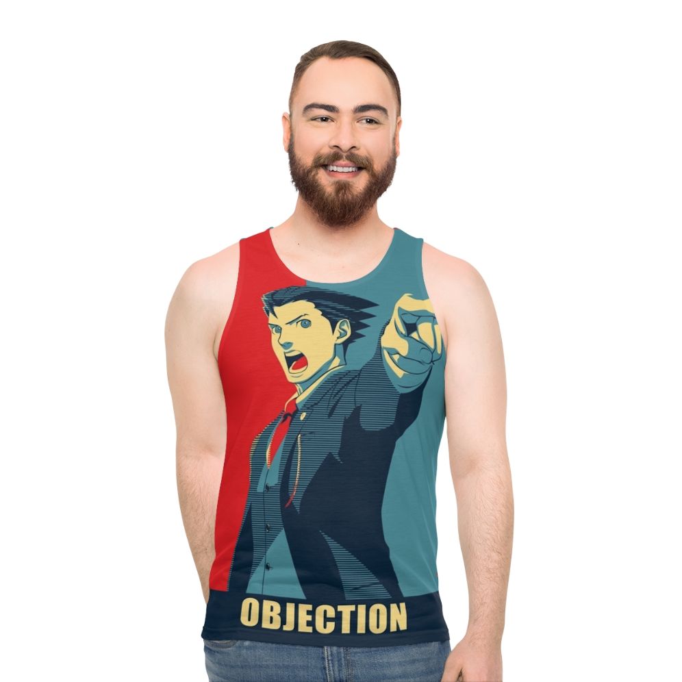Objection! Ace Attorney gaming tank top