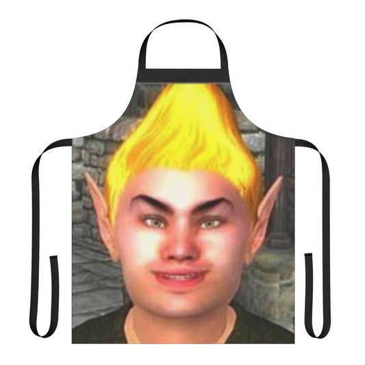 Oblivion-themed apron featuring the iconic "By Azura, By Azura, By Azura!" meme