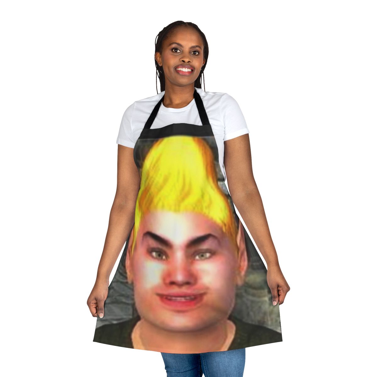 Oblivion-themed apron featuring the iconic "By Azura, By Azura, By Azura!" meme