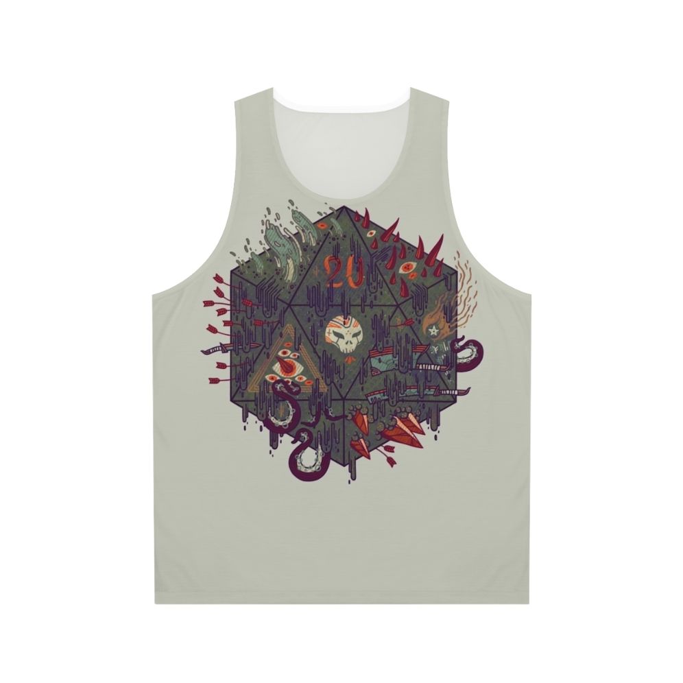 Occult dark fantasy unisex tank top