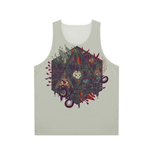 Occult dark fantasy unisex tank top