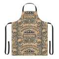 Witch apron with occult and ouija board inspired design