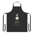 Occupations-themed apron with various job icons and text