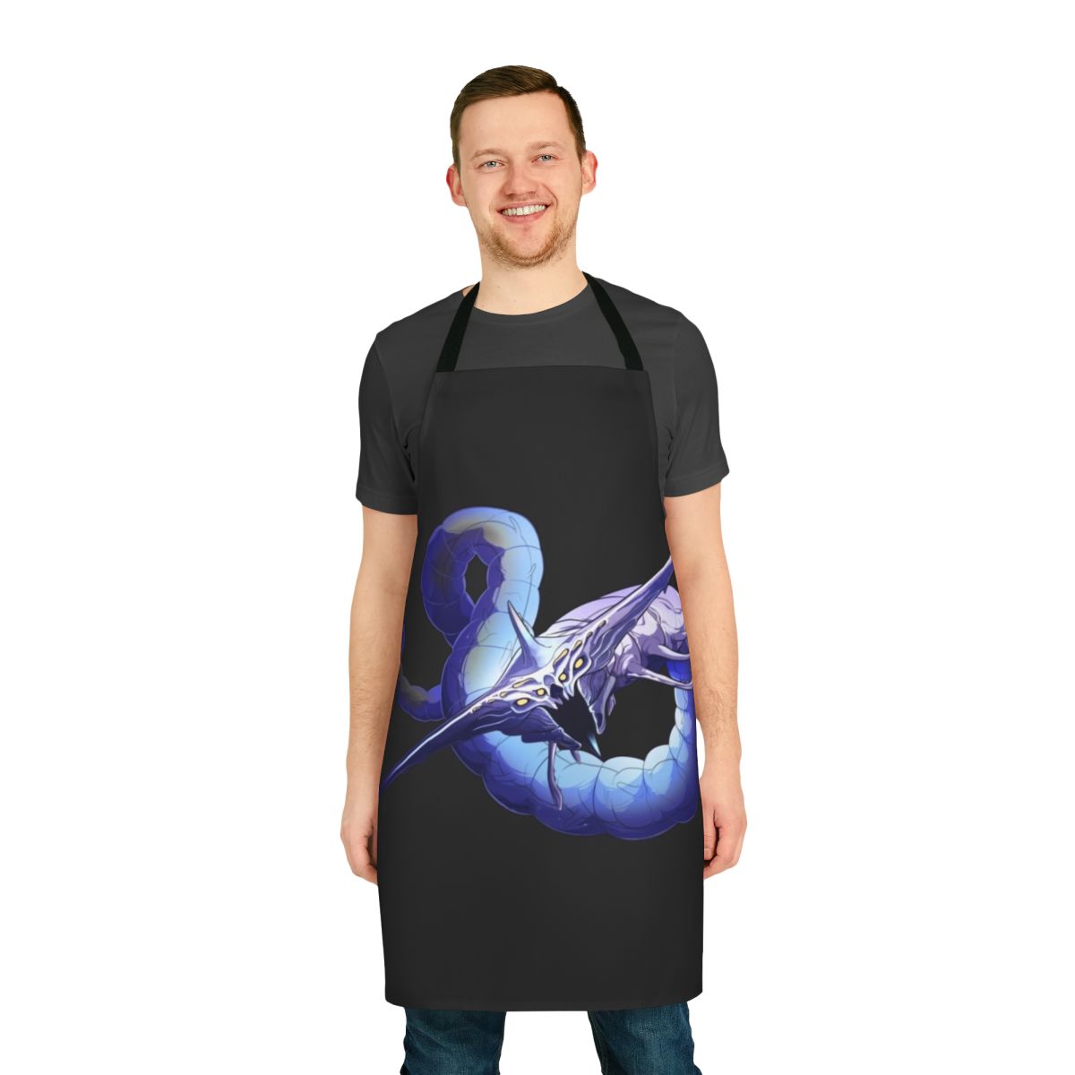 Apron featuring the Ghost Leviathan, a mysterious sea creature from the game Subnautica