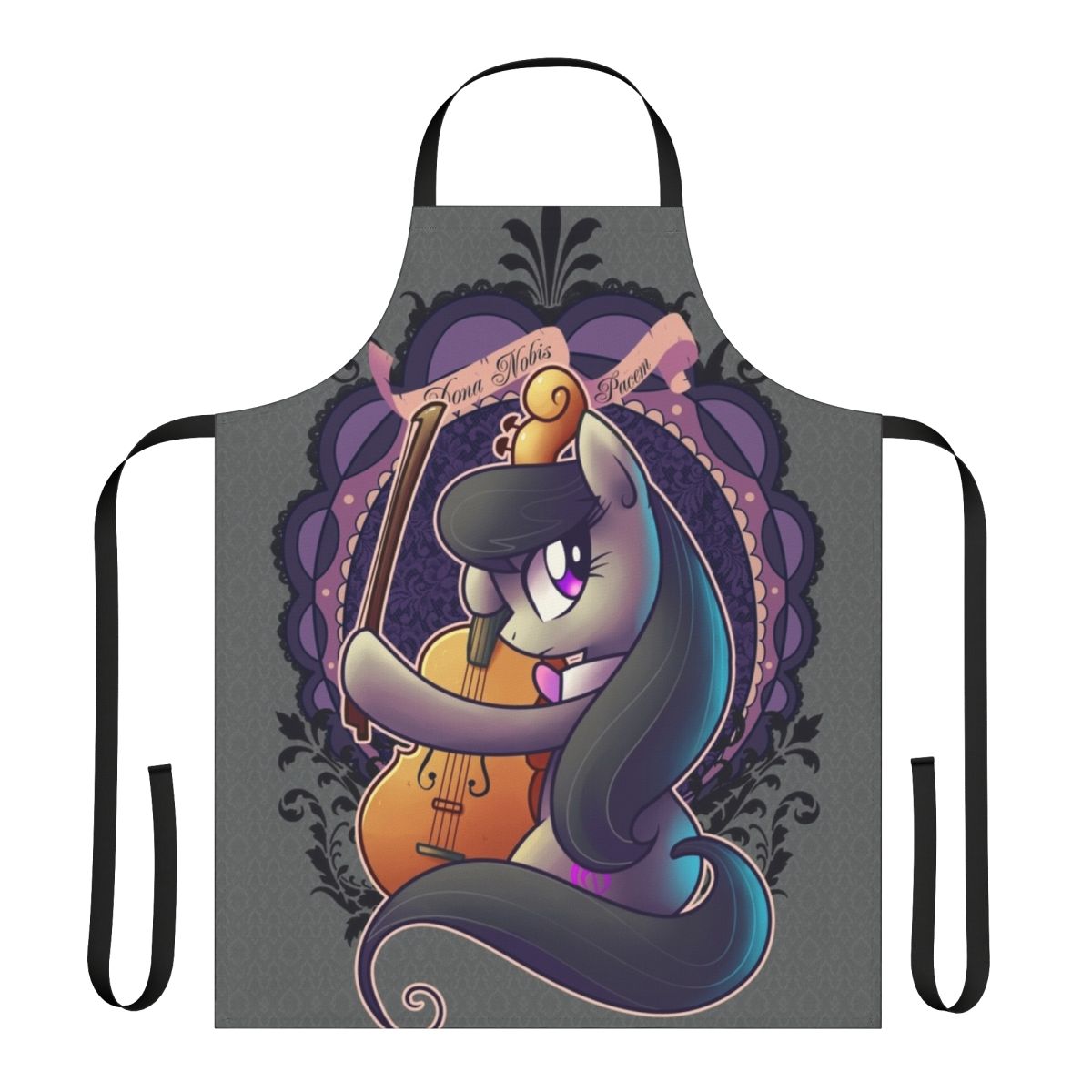 Octavia-Inspired Nouveau Apron with My Little Pony Friendship is Magic Designs
