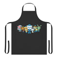 An Octonauts-themed apron featuring Captain Barnacles and other beloved characters from the popular kids TV show.