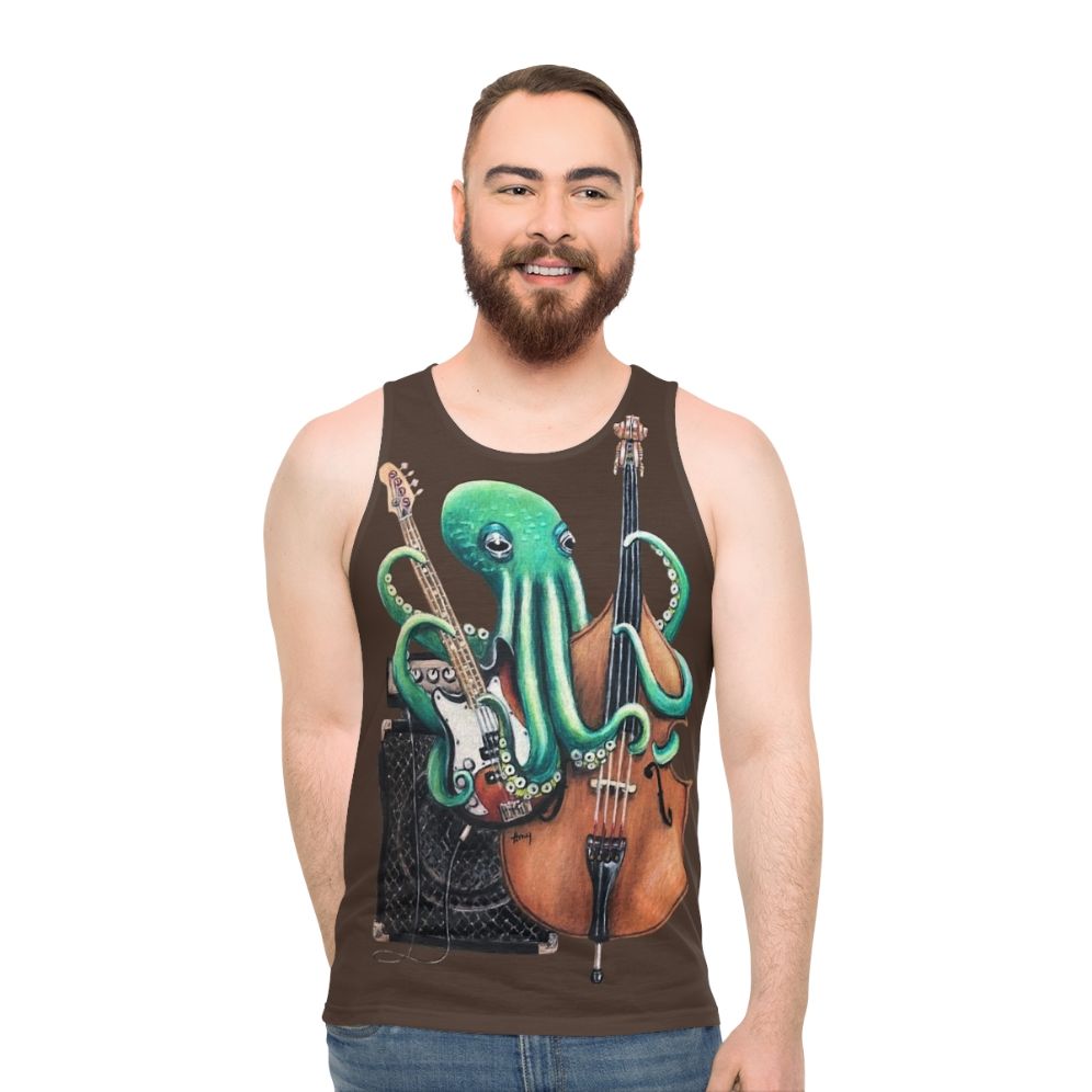Octopus Bass Unisex Tank Top
