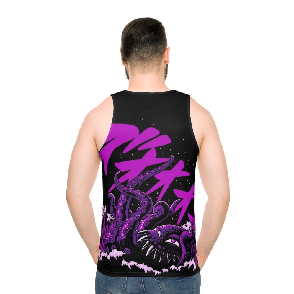 Unisex tank top with octopus design for fantasy and anime enthusiasts