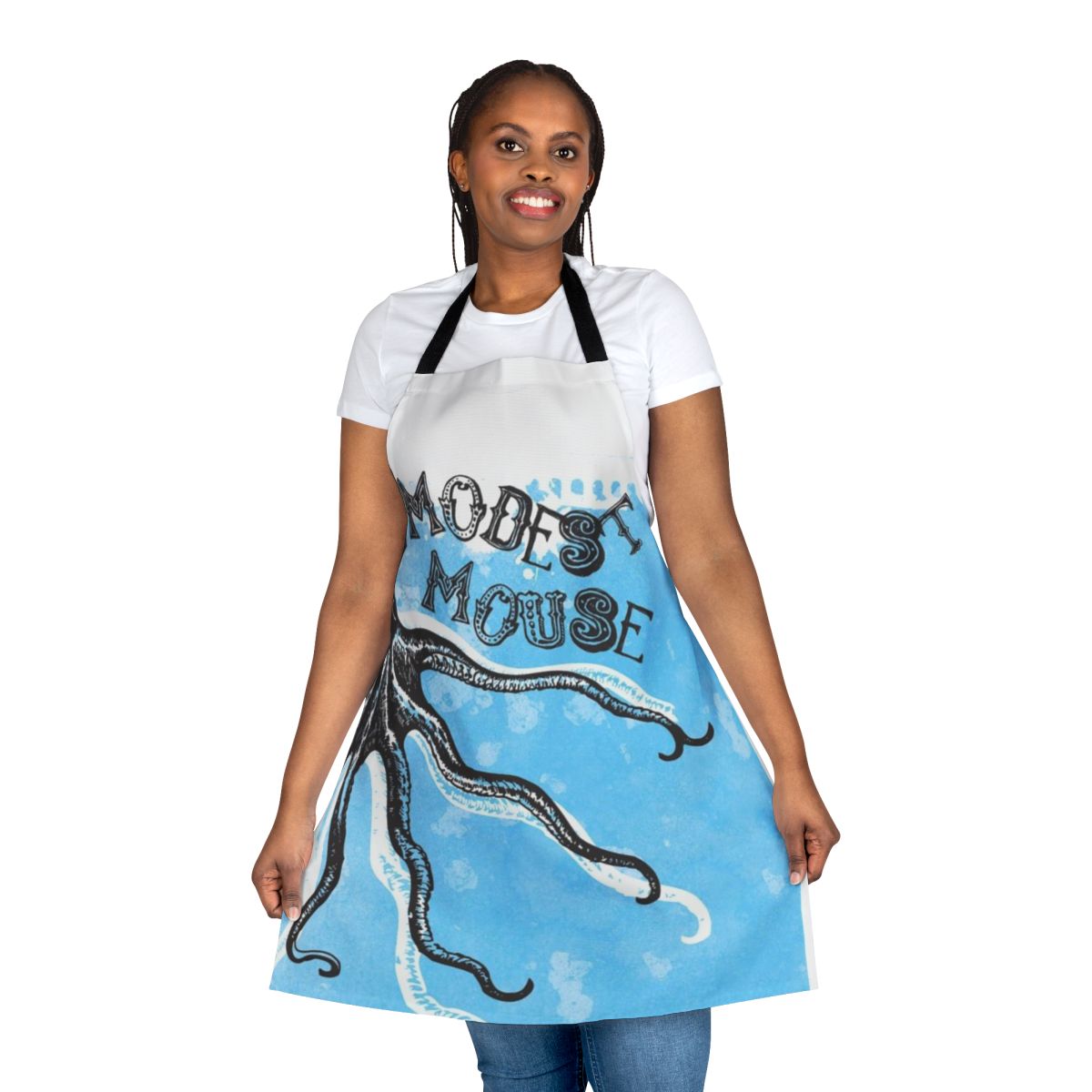 Modest Mouse Octopus-Patterned Apron