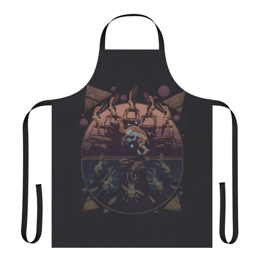 Oddworld inspired apron featuring Abe from Abes Oddysee and Soulstorm