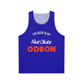 Odeon cinema movie theater logo retro unisex tank top